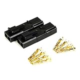 LayLax (ライラクス) PROMETHEUS ゴールドピンコネクターセット ラージコネクター用 エアガン用アクセサリー