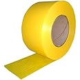 タフニール ビニールテープ 幅50mm x 100M 非粘着タイプ (イエロー)