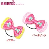 EARTHMAGIC(アースマジック)「ドット柄リボン」ヘアゴム 【1604】【C】 F(フリーサイズ) イエロー(60)