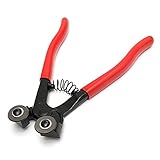 SODIAL 1個セラミックのタイル切断プライヤー丸形ガラスクイックカッター、手作業工具プライヤー
