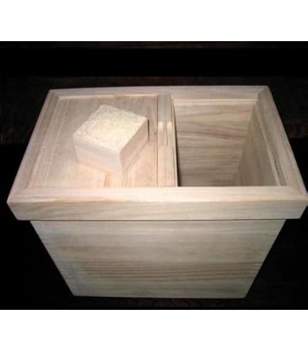 竹本木箱店 総桐計量米びつ　30kg 米蔵　一合出し　未使用品 総桐 計量 米びつ 米蔵 30kg用 竹本木箱店 富山 日本製 こめびつ