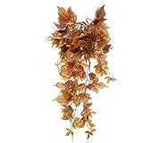 B Baosity 家　結婚式　パーティー　装飾　工芸　人工　楓の葉　全3種　 - オレンジ