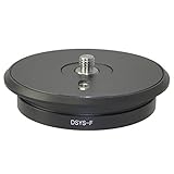 DSYS-F フラットアダプター 3/8インチ スタッド 85mm 外径Gitzo 互換/三脚ビデオヘッド Desmond