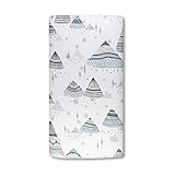 ウィーゴアミーゴ Weegoamigo フィットシーツ 敷布団カバー マウンテンライン WOW Cot fitted sheet Mountain Line