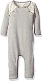 Burt 's Bees Babyベビー女の子用フリル付きPetuniaオーガニックカバーオール US サイズ: XL カラー: グレイ