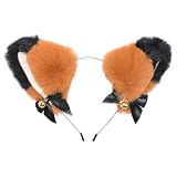 [ＭＡＲＵＦＡＮＧ] 猫耳 カチューシャ 鈴付き ねこ コスチューム コスプレ ハロウィン 仮装 コスチュー (グレー)