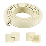 elfishjp コーナークッション コーナー ガード 波型 タイプ 赤ちゃん お年寄り 怪我防止 全長2メートル 両面テープ付き かんたん設置