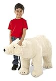 Melissa & Doug Giant Polar Bear - Lifelike Stuffed Animal (nearly 3 feet long) [並行輸入品]