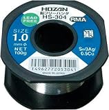 [2977621]ＨＯＺＡＮ　鉛フリーハンダ　１．０ｍｍ／１００ｇ HS304