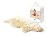 Sheepskins Natural Baby Blanket / Comforter - Unshorn Bowron Sheepskin Blanket [並行輸入品]