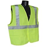 Radians SV2GS3X Class 2 Solid Safety Vest, Green, 3 Extra Large by Radians
