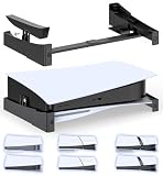 【PS5/PS5 Slim/PS5 Pro対応】PS5 Slim 横置きスタンド 放熱改善 転倒防止 地震対策 傷付き防止 新型PS5スタンド PS5/PS5 スリム 通常版とデジタル版両対応 PS5周辺機器 黒