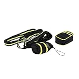 MolySun 犬 しつけ ペット用品 ポータブルペット犬のスナック袋反射腰ベルトバッグのポケットバッグポーチリーズグレイのハンディ巾着袋セット