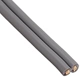 OHM 配線用 ビニール平行線 灰 4m 1500W (04-7465)