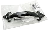 WAKI プールハンドル L120mm 黒 ビス付 IK-199