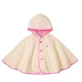 [ミキハウス] MIKIHOUSE プッチー＆うさこ♪パイルポンチョ (70-85cm) 11-3801-840 ピンク