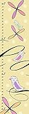Green Leaf Art Birds and Letter Flowers Growth Chart, 10 by 39-Inch [並行輸入品]
