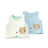 Piccolo (ピッコロ ) ベスト (50～80cm) キムラタンの子供服 (34356-173) サックス 50～80