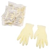 uxcell 手袋　使い捨てゴムラテックス手袋　化学研究室　24ペア