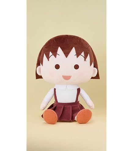 Amazon.co.jp: ちびまる子ちゃん ぬいぐるみ まる子 Mサイズ : おもちゃ