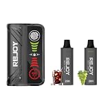 【36000回】電子タバコ vape シーシャ 36,000回吸引 最先端タッチスクリーン搭載 バッテリー残量表示 エアフロー調整 出力調整可能 カートリッジ交換可能 本体＋POD2種セット（アイスコーラ+マスカット）