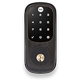 Yale Assureロックキーフリータッチスクリーンデッドボルトでサテンニッケル YRD226ZW20BP 1