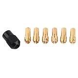 6本のコレットチャックスリーブは、M8 * 0.75キャップで1mm〜3.2mmの容量範囲を把握し、ロータリツールに適合