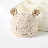 Ruleronline 韓版 防寒帽子 子供帽子  新生児帽子 ベビー 帽子 (ブラウン)