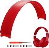Studio 2 ヘッドバンド交換部品アクセサリー スタジオ3 ヘッドバンド修理キット Studio 3.0 / Studio 3.0 Wireless(B0500 B0501)に対応 トップヘッドバンド (Studio 3-RED)