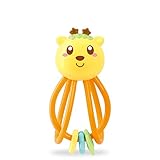 RONSHIN Baby Cute Cartoon Teether人形Rattles Hand Bell教育玩具ギフトfor Baby ( 0 ~ 1年古い)イエロー