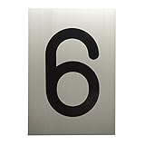 杉田エース 階数表示板 AB兼用プレート No.6