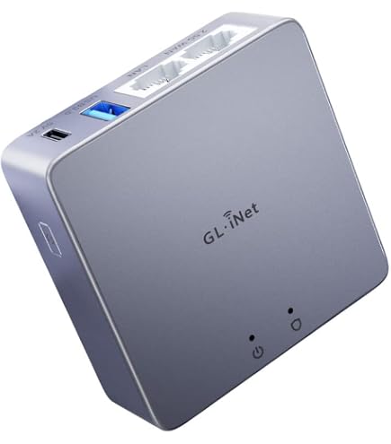 Amazon.co.jp: GL.iNet MT5000 (Brume 3) 高速有線VPNセキュリティ