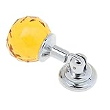 Dovewill 30ミリメートル　かわいい　透明感ノブ　家具ハンドル　引き出し取っ手　全10色選ぶ - 黄