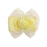 MIKIHOUSE FIRST(ミキハウスファースト)リボン型 ベビー用ヘアクリップ －－－,黄（04）