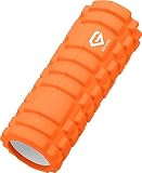 グロング フォームローラー 柔らかい ストレッチローラー foam roller ローラー 筋肉ほぐし オレンジ