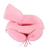 Nunubee ジェイド U型妊婦枕 妊婦抱き枕　授乳クッション U型ビッグサイズ 多機能 ハグピロー 寝心地サポート枕 横寝 昼寝 トラベルクッション 母の日 75*65cm