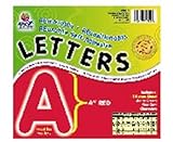 9パックPacon Corporation 4自己粘着Lettersレッド