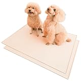 INULABO (イヌラボ) シリコントイレ 犬 トイレ トイレトレー シリコン トイレ シリコンマット 薄型 しつけ用 多頭飼い 薄いトイレ トイレトレーニング おしゃれ (L (85*60cm)2枚セット)ココアブラウン