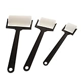 Perfk スポンジ ローラースタンパー　描画 版画 軽量 ツール 補充用ローラー　子供用可　ペイント趣味用品 ブラシ　3pcs