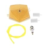 エアフィルター 燃料フィルター スパークプラグ チェーンソー用 フューズバーナ用 燃料ラインホース 51 55 55 PAA 55 EPA 共5個