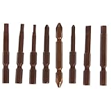 8ピース65ミリメートル磁気ドライバーセット用クロスフィリップスヘッド多機能カッターヘッドドライバービット