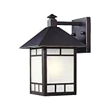 Acclaim 9002ABZ Artisan Collection 1-Light Wall Mount Outdoor Light Fixture, Architectural Bronze [並