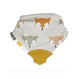 Kushies（クーシーズ）歯がため付きスタイ ビブ バンダナ ((N01 きつね))