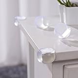 ケガ防止　コーナーカバー 両面テープ付き　透明　赤ちゃん コーナーガード テーブル ベビー ベッド 柱の角 (50個)