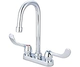 中央真鍮0084-gsaels 2-handleキャスト真鍮バー/ランドリー蛇口