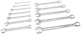 Capri Tools(カプリツールズ) 1-1480 SmartKrome コンビネーションレンチセット 1/4~15/16インチ 8点 収納袋がつき