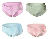 Snoneマタニティ ショーツ ローライズ パンツ 4枚セット マタニティウェア 妊娠初期 産後 マタニティショーツ