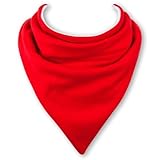 Baby Bandana Dribble Bib in SPORTS CAR RED by Babble Kids by Babble Bib