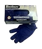 Liberty Glove & Safety 2010CB/L Bioskin Disposable Nitrile Glove, Large, Royal Blue (Pack of 100) by