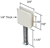 CRLスライド画面ドア3 / 4 " x 1 / 4 "ナイロン上部ガイドfor Tuckerドア